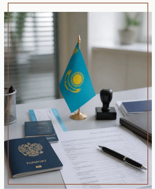 Оформление визы в Казахстан для поездки и работы в Железногорске