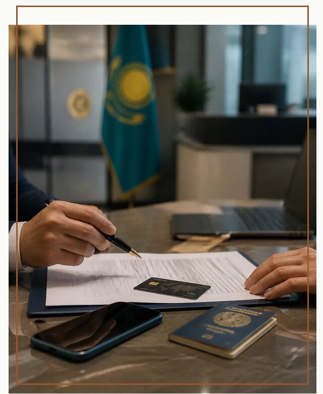 Открытие счета и банковской карты в Казахстане в Железногорске
